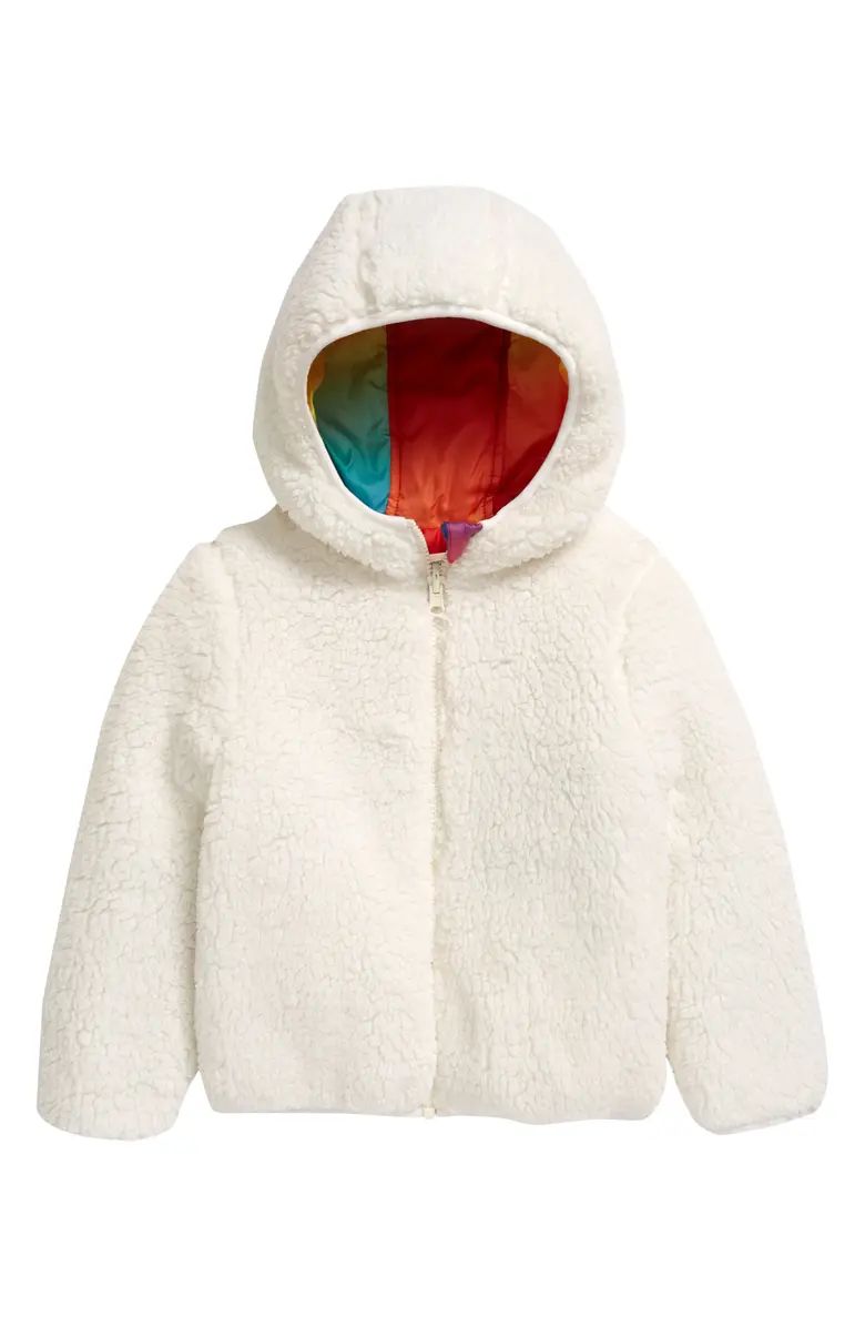 Kids' Reversible Faux Shearling Hooded Jacket | Nordstrom | Nordstrom