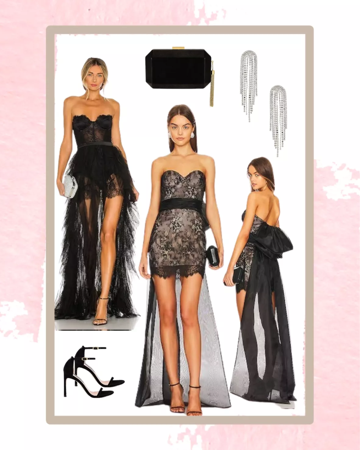 X REVOLVE Bustier Gown in Black curated on LTK