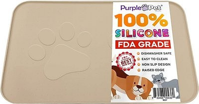 iPrimio Paw Print Dog & Cat Feeding Mat, X-Large | Chewy.com