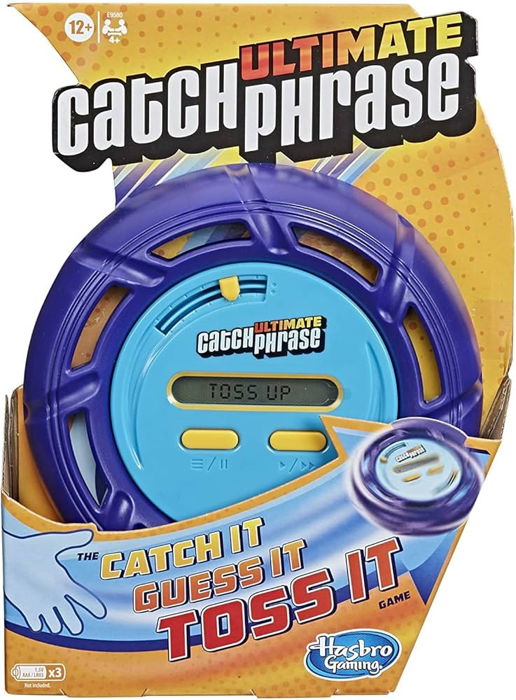 Hasbro Gaming Ultimate Catch Phrase Electronic Party Game for Ages 12 and Up, Blue | Amazon (US)