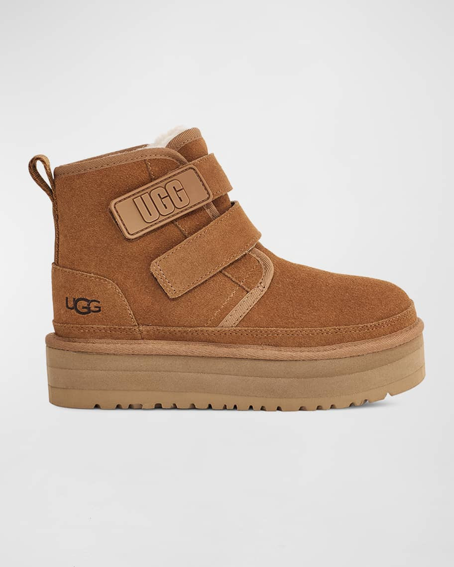 UGG Girl's Neumel Suede Boots, Kids | Neiman Marcus