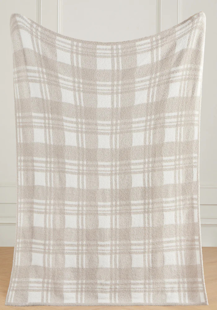 Windowpane Buttery Blanket | The Styled Collection