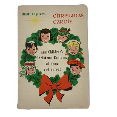 1956 Song Book Christmas Carols by Richfield Dealer Paper Back Vintage  | eBay | eBay US