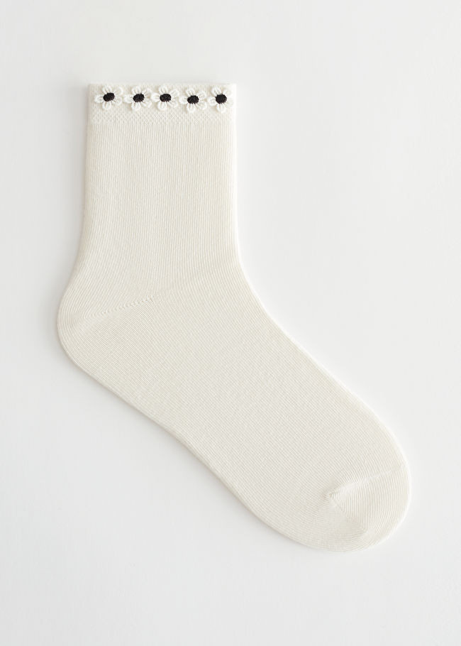 Floral Appliqué Socks | & Other Stories US