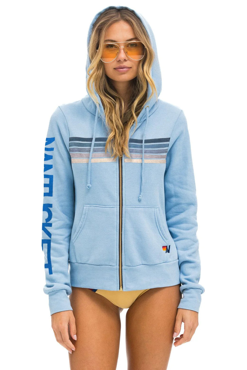 NANTUCKET 2025 ZIP HOODIE - ICE | Aviator Nation