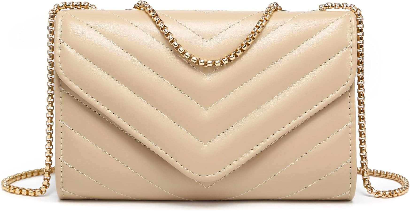 Dasein Women Small Quilted Crossbody Bags Stylish Designer Evening Bag Clutch Purses and Handbags... | Amazon (US)