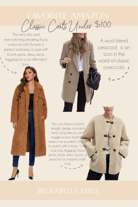 Favorite classic Amazon winter coats and jackets under $100

#LTKSeasonal #LTKfindsunder100 #LTKstyletip