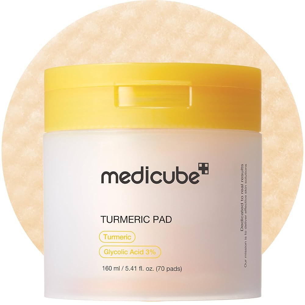 medicube Turmeric Clarifying Toner Pad for Troubled Skin & Use After Spot Care | Soothing & Calmi... | Amazon (US)