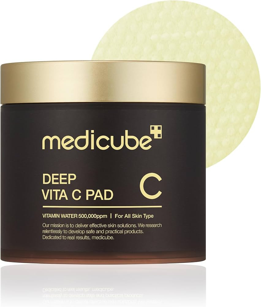 Medicube Deep Vita C Facial Pads I Wiping care for Dark Spots & Pigmentation concerned areas | In... | Amazon (US)