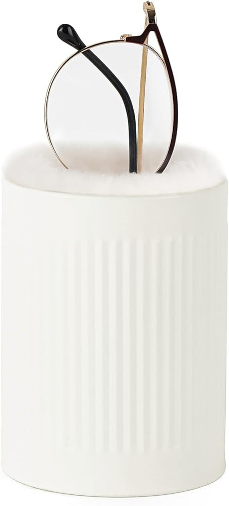 Mkono Plush Lined Eyeglasses Holder Metal Protective Glasses Holder Stand Glasses Storage Organiz... | Amazon (US)