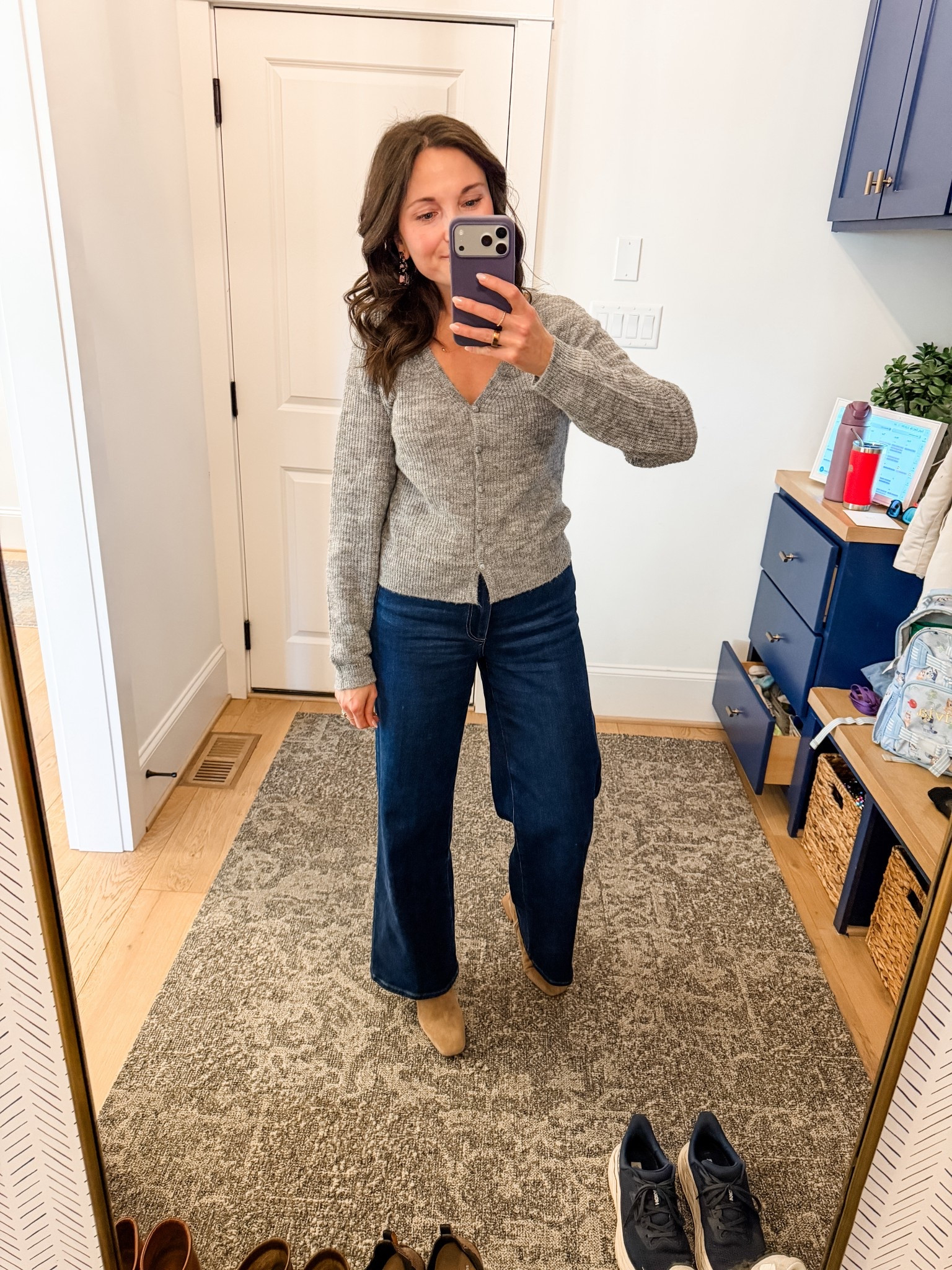 Love this sweater from Target so much I snagged it in two colors. This is a size medium. Wearing my fave Paige jeans as well and these booties are a new fave. 

#LTKdayinmylife #LTKootd #LTKHoliday