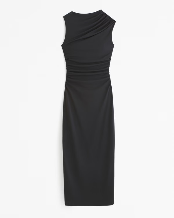 Mockneck Knit Midi Dress | Abercrombie & Fitch (US)