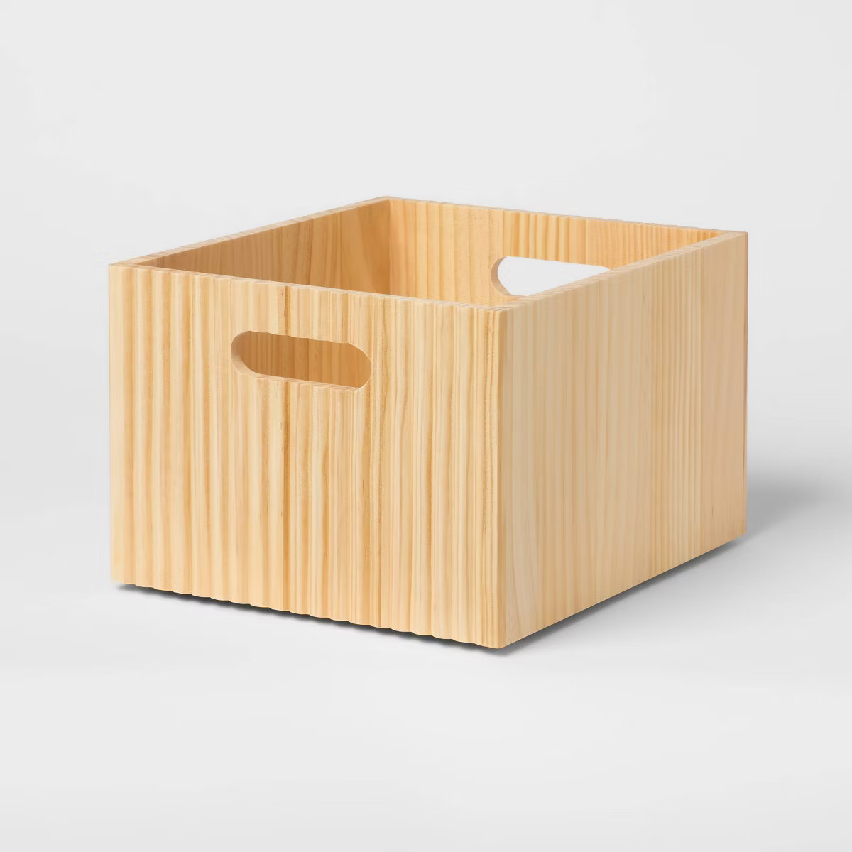 Large Wood Bin White - Brightroom™ | Target