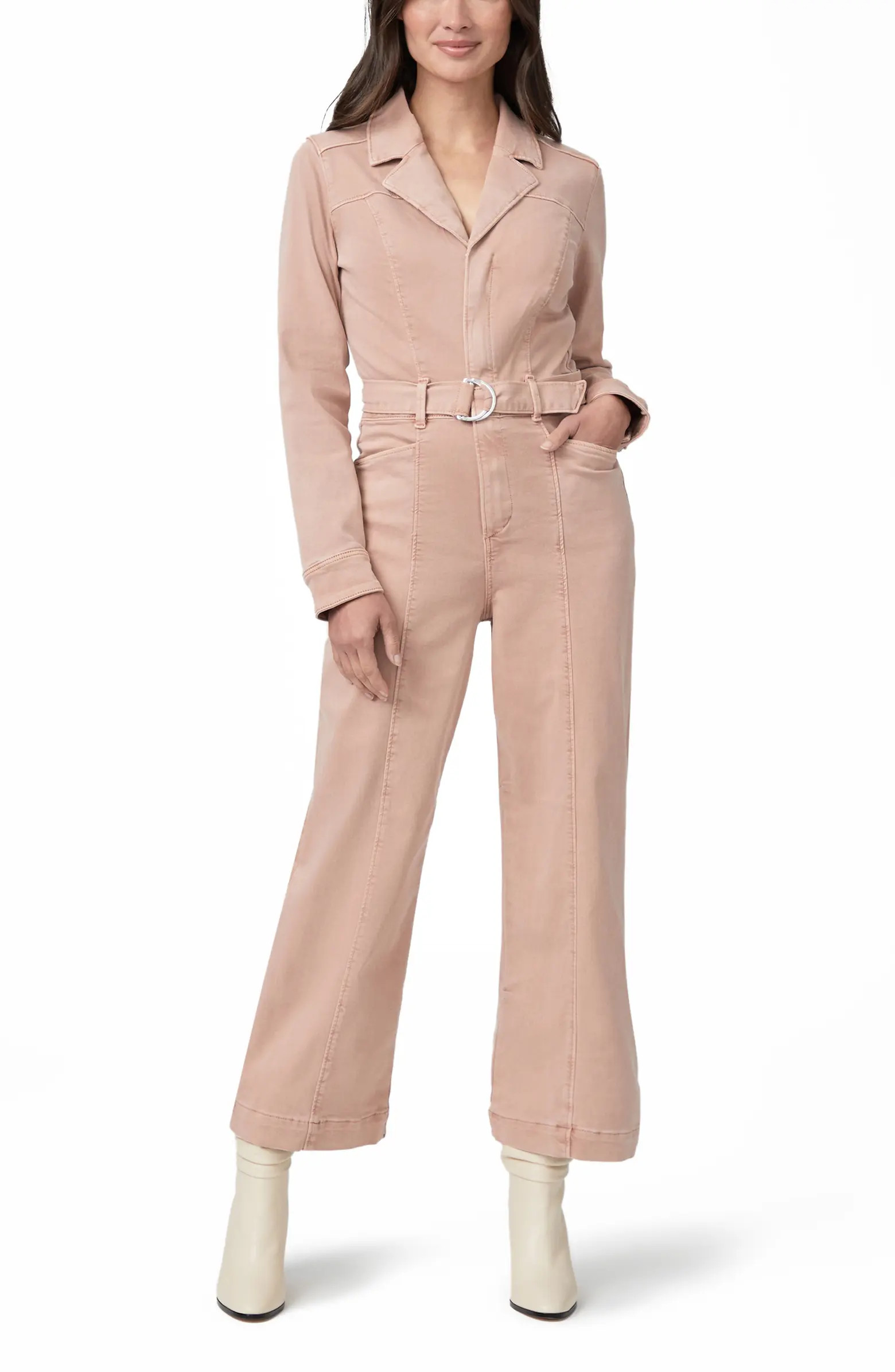 Anessa Long Sleeve Crop Wide Leg Jumpsuit | Nordstrom Rack