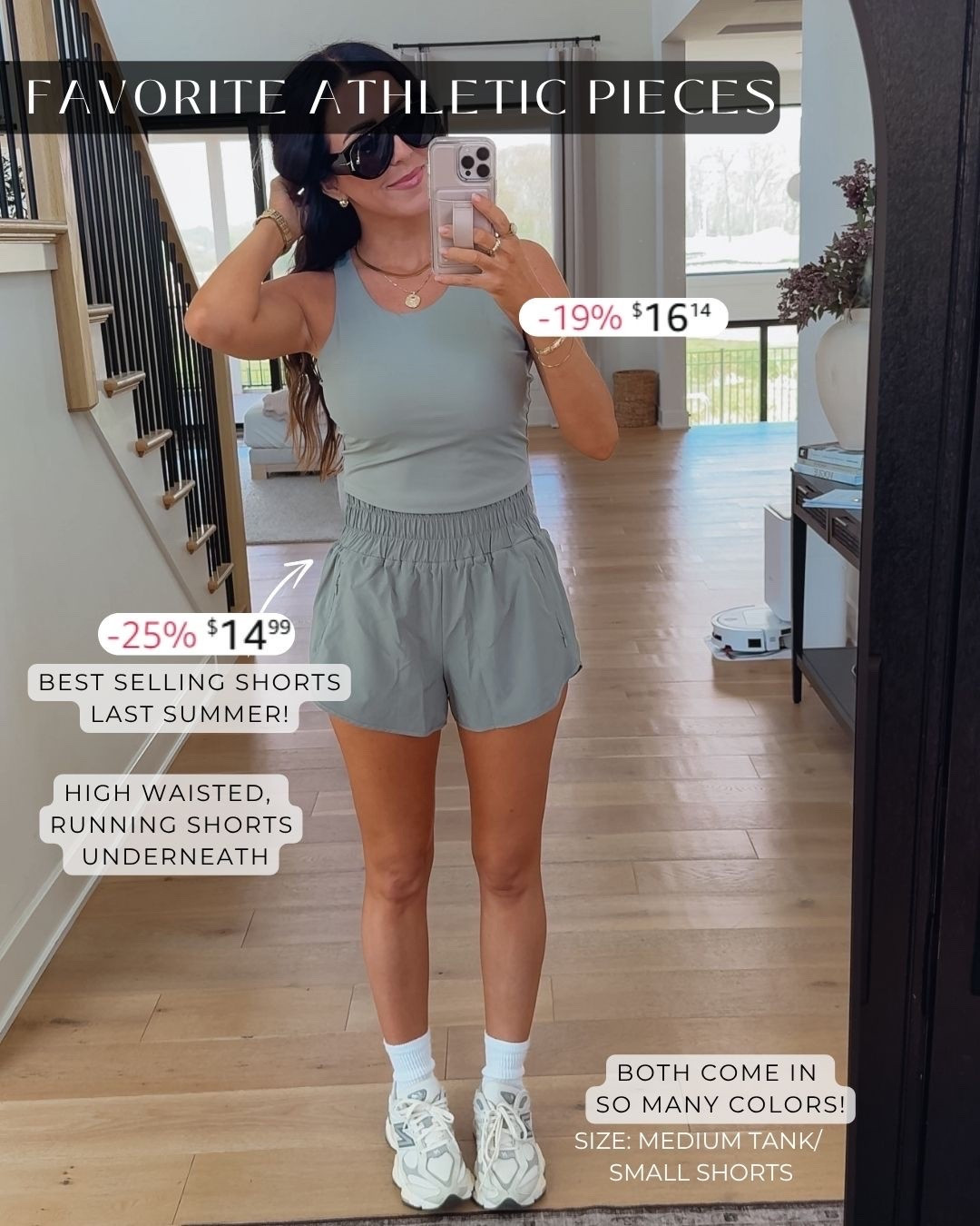 Sharing my favorite athletic pieces from Amazon that are currently on sale for Amazon prime day! Wearing a medium in this women’s sports bra, high neck, razorback tank, wearing a small in these running shorts that are quick dry and high-rise!

#LTKootd #LTKSaleAlert