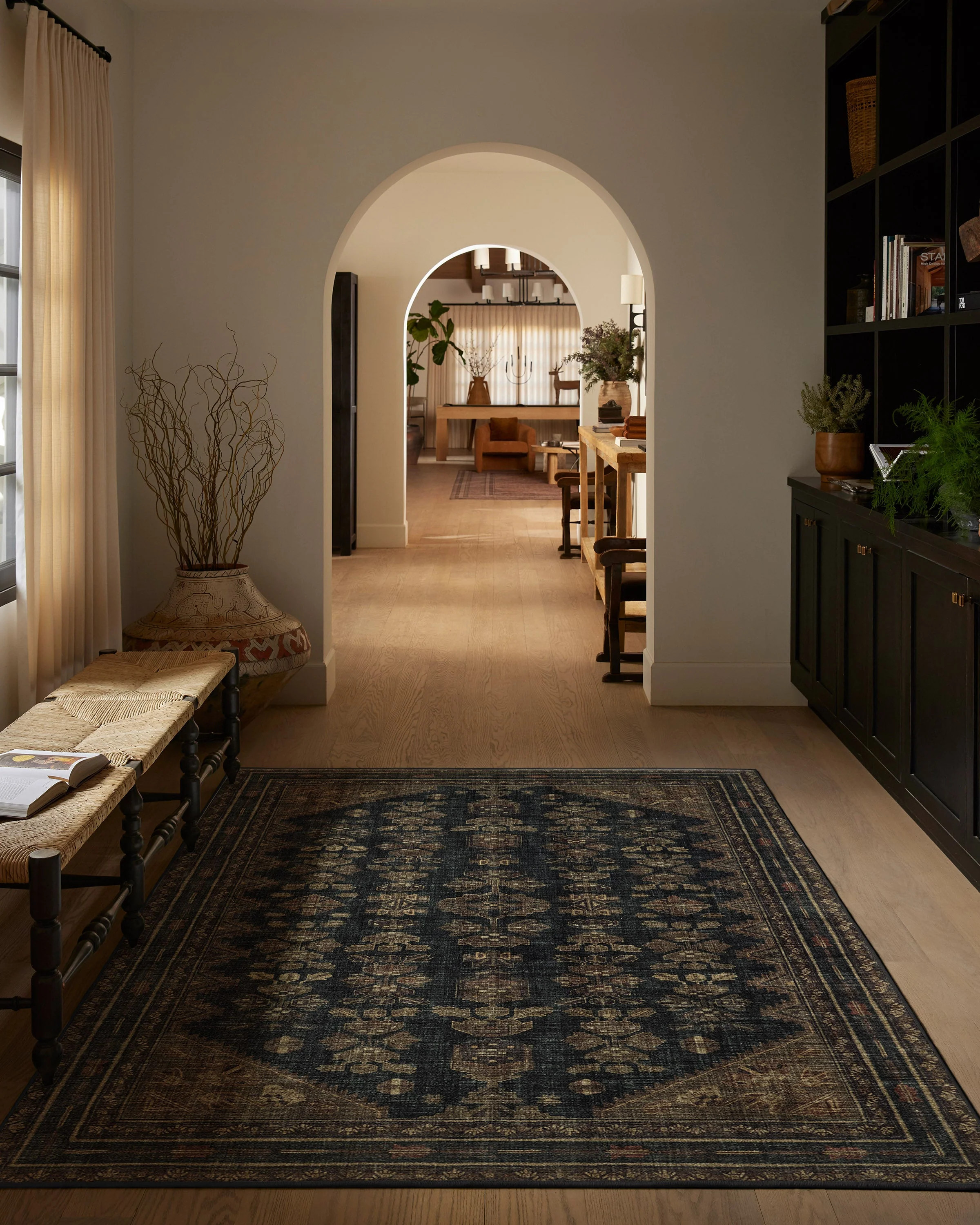 Pradera Soft Black & Brown Rug | Ruggable