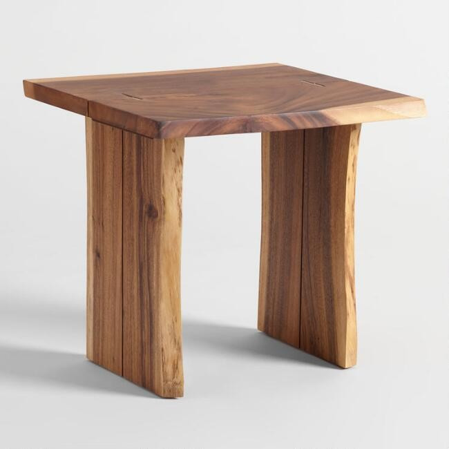 Live Edge Wood Sansur End Table | World Market