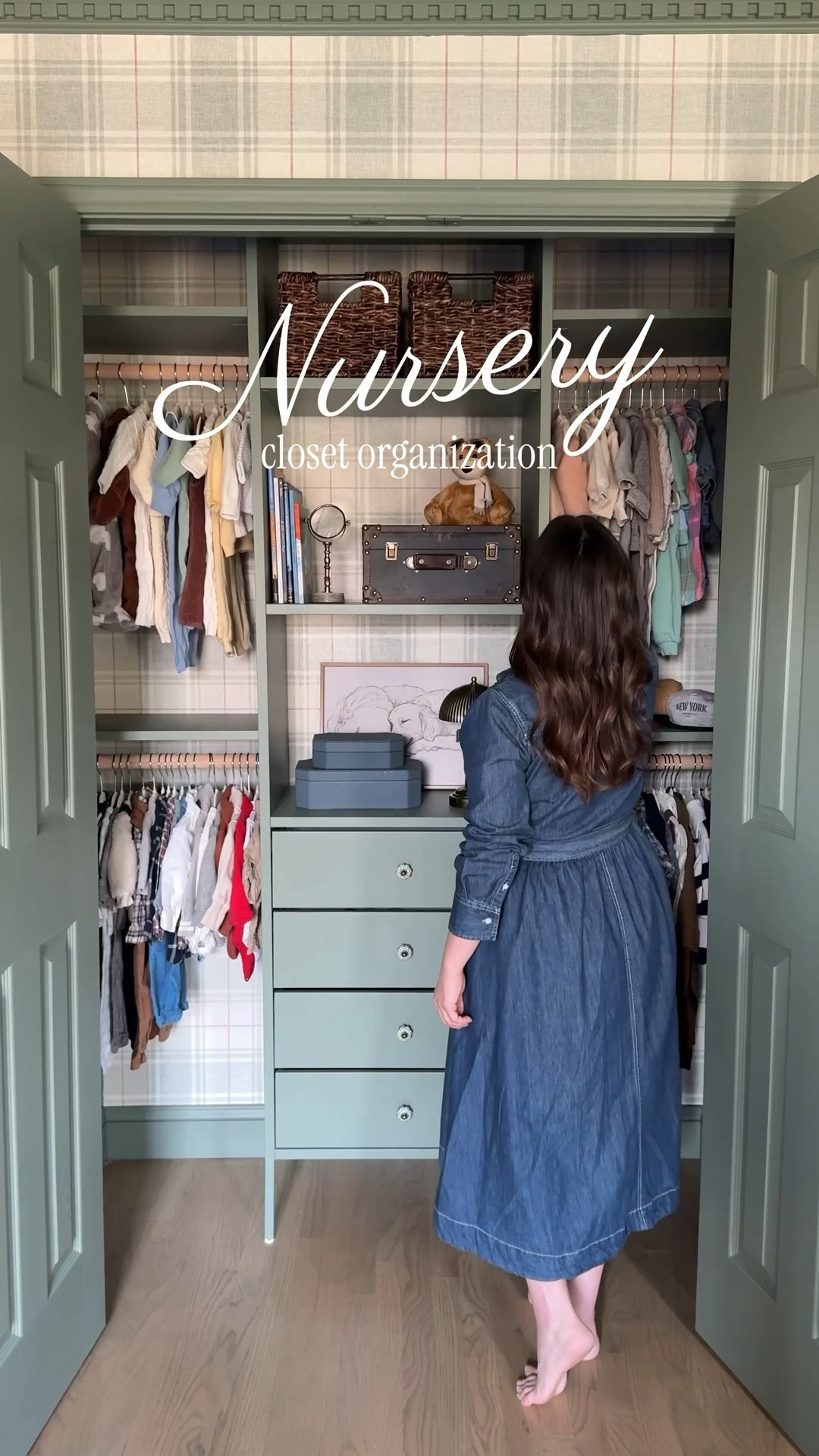 Nursery Closet Organization Ideas! This exact closet system is the IKEA Aurdal, but I linked a very similar one from Amazon



#LTKHome #LTKBaby