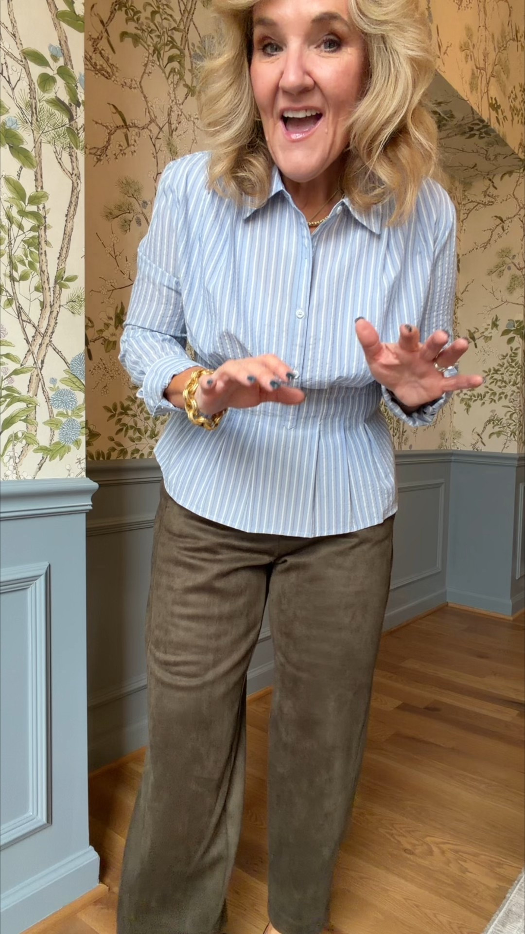 @NordstromRack #NordstromRackPartner #rackscore
Need a wedding guest dress? What about a Valentine’s Day date outfit. The skirt and top end up being about $50 total! And then you can wear the pieces as separates too!
Faux suede barrel pants or flares, both size medium.
Peplum blouses true to size, with no gaping! Size medium.
Long vest is super chic. Wear to the office or weekend with jeans. Size medium.
Wearing size medium/size 8 in all my Nordstrom rack scores! 

#LTKFindsUnder50 #LTKOver40 

#LTKWorkwear #LTKPetite