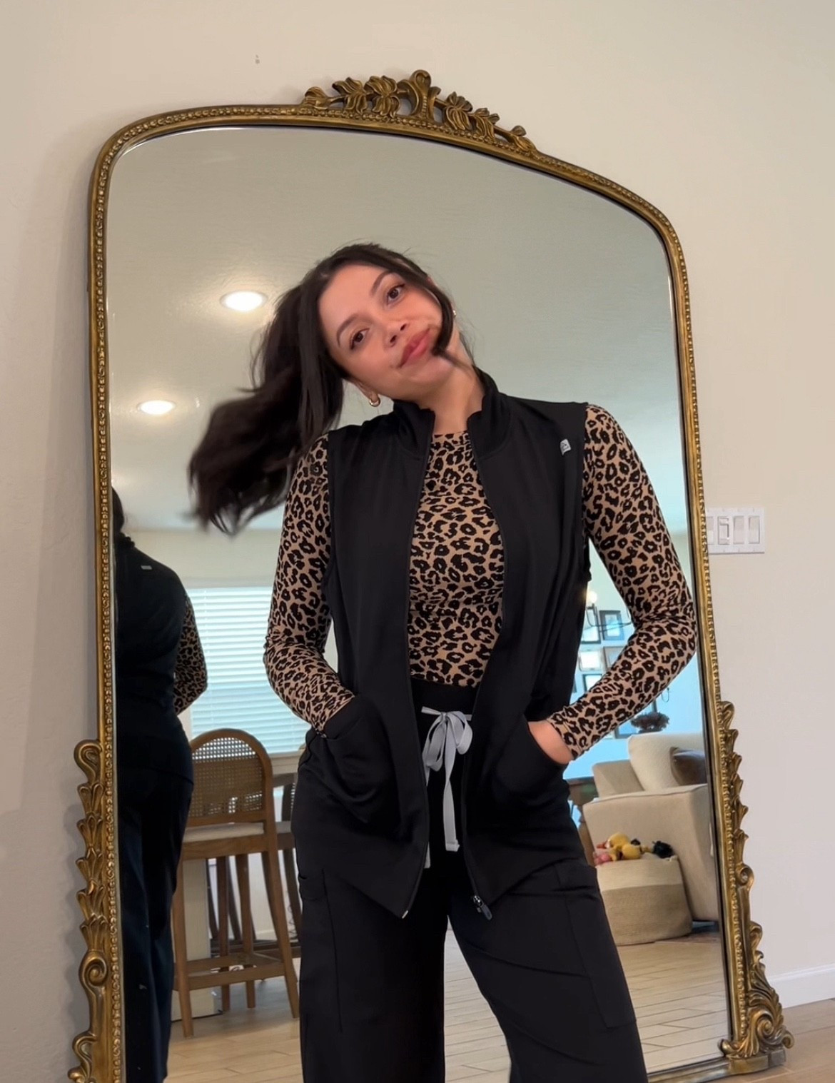 Leopard underscrub #nurseoutfit 

#LTKWorkwear #LTKStyleTip