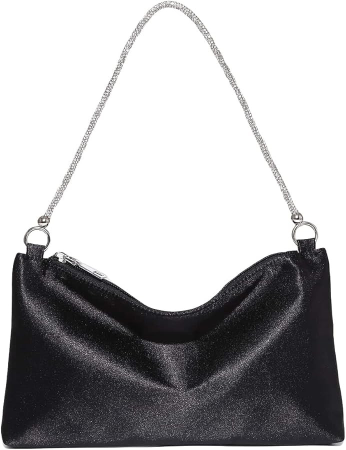 GORGLITTER Women's Satin Evening Handbag Wedding Prom Clutch Purse Party Formal Cocktail Clutches... | Amazon (US)