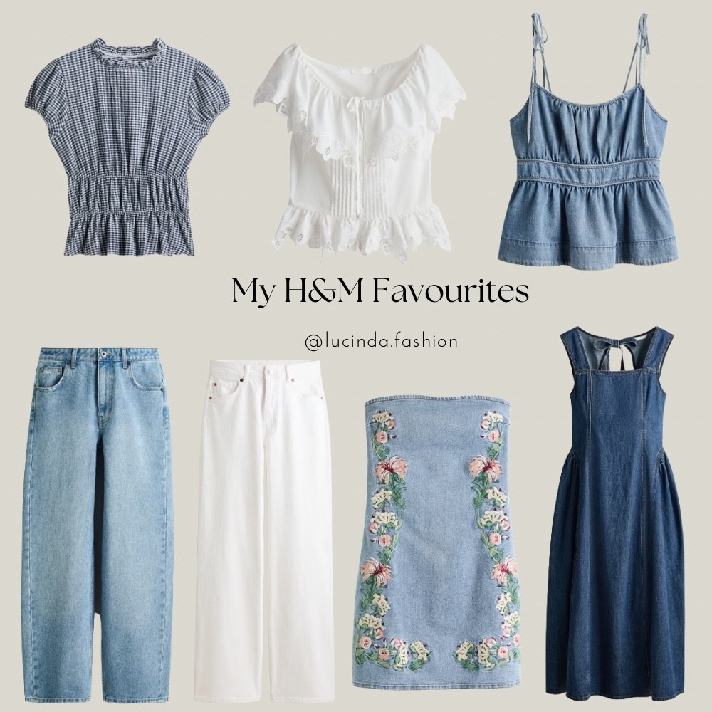 H&M New In summer outfits 🩵🌊✨☀️

How gorgeous are these new in pieces from @h&m I have put together some of my favourite pieces for you, which are just perfect for the summer 

White blouse denim dress denim top jeans summer fashion summer outfit white top

#LTKuk #LTKsummer #LTKeurope