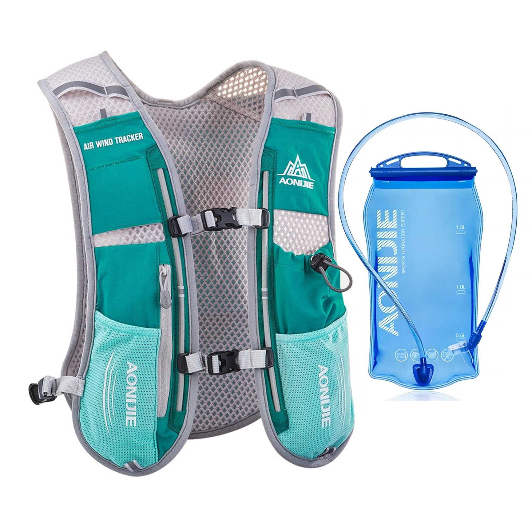AONIJIE Hydration Vest Pack Backpack 5L Marathoner Running Race Hydration | Amazon (US)