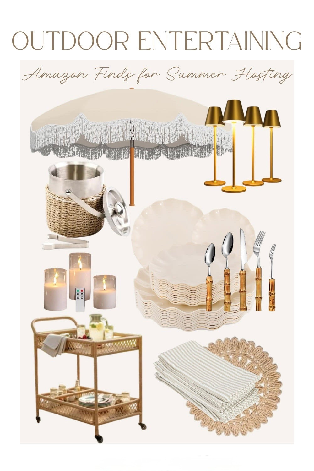 Amazon Outdoor Summer Hosting Inspo

#LTKSeasonal #LTKSaleAlert #LTKHome