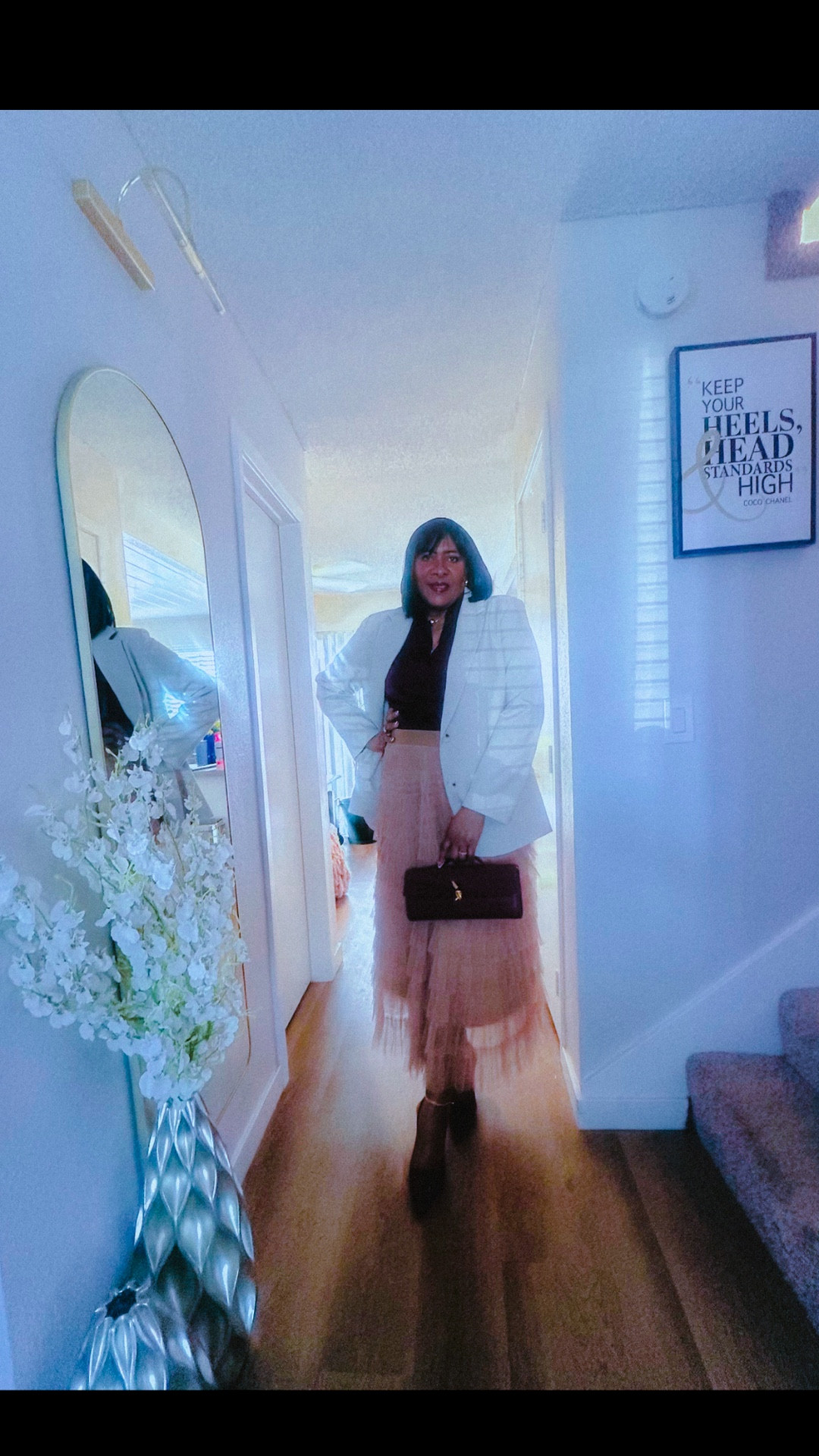 Work wear inspiration | Even if I work from home, I love to get dressed for the occasion, because you never know when you gotta hope on a zoom call!. 

Click the links below to shop the look 

 #ootd #grwm #workoutfit #businesscasual #cornerofmyhome 

Summer workwear, blazer, heals work outfit Fashion Blogger, Over Fifty

#LTKItBag #LTKShoeCrush #LTKWorkwear