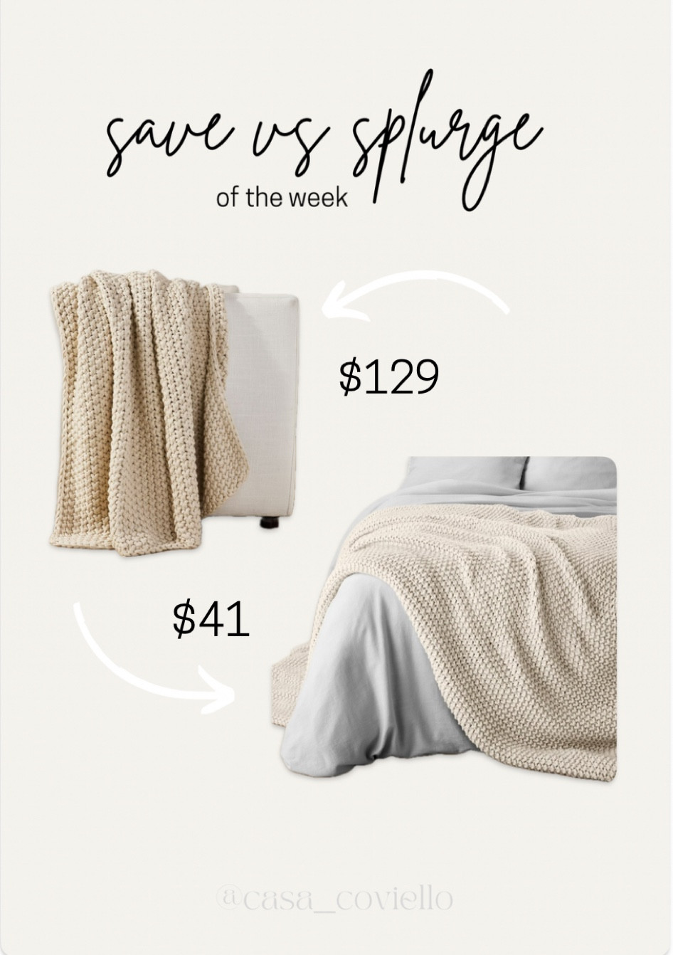 Save vs Splurge of the week 🤍

#LTKHome #LTKSaleAlert