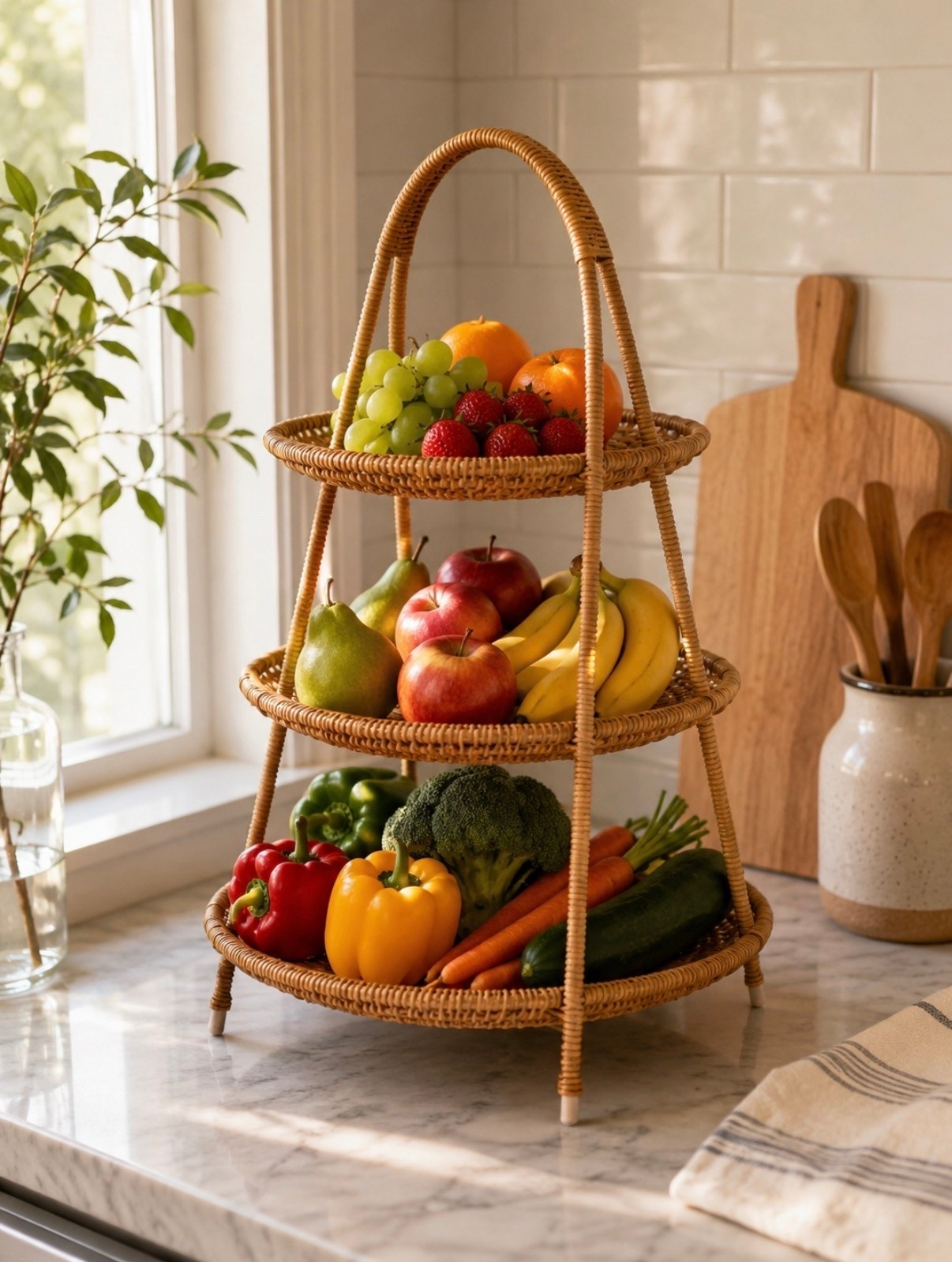 The prettiest 3 tiered fruit basked
