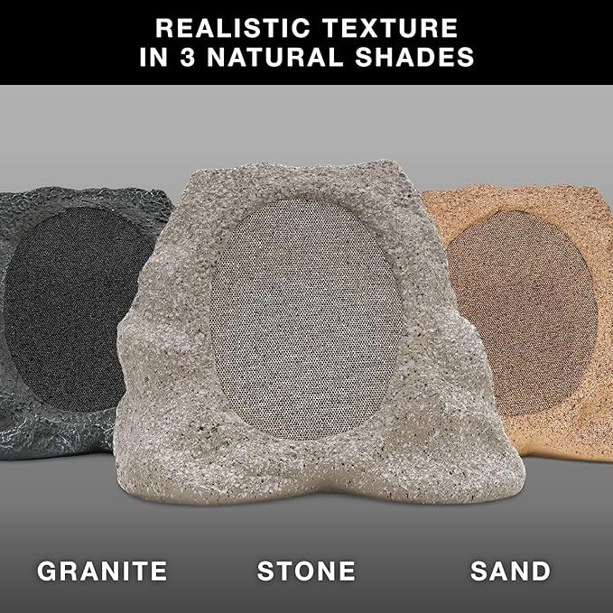 Victrola Rock Speaker Connect, Sand, Wireless Outdoor with Bluetooth 5.3, 22-Hour Battery Life, w... | Amazon (US)