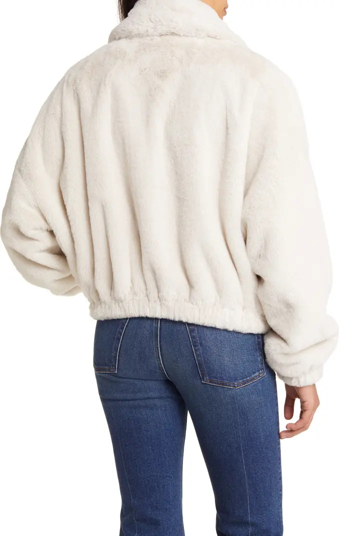 BCBGeneration Stand Collar Faux Fur Bomber Jacket | Nordstromrack | Nordstrom Rack