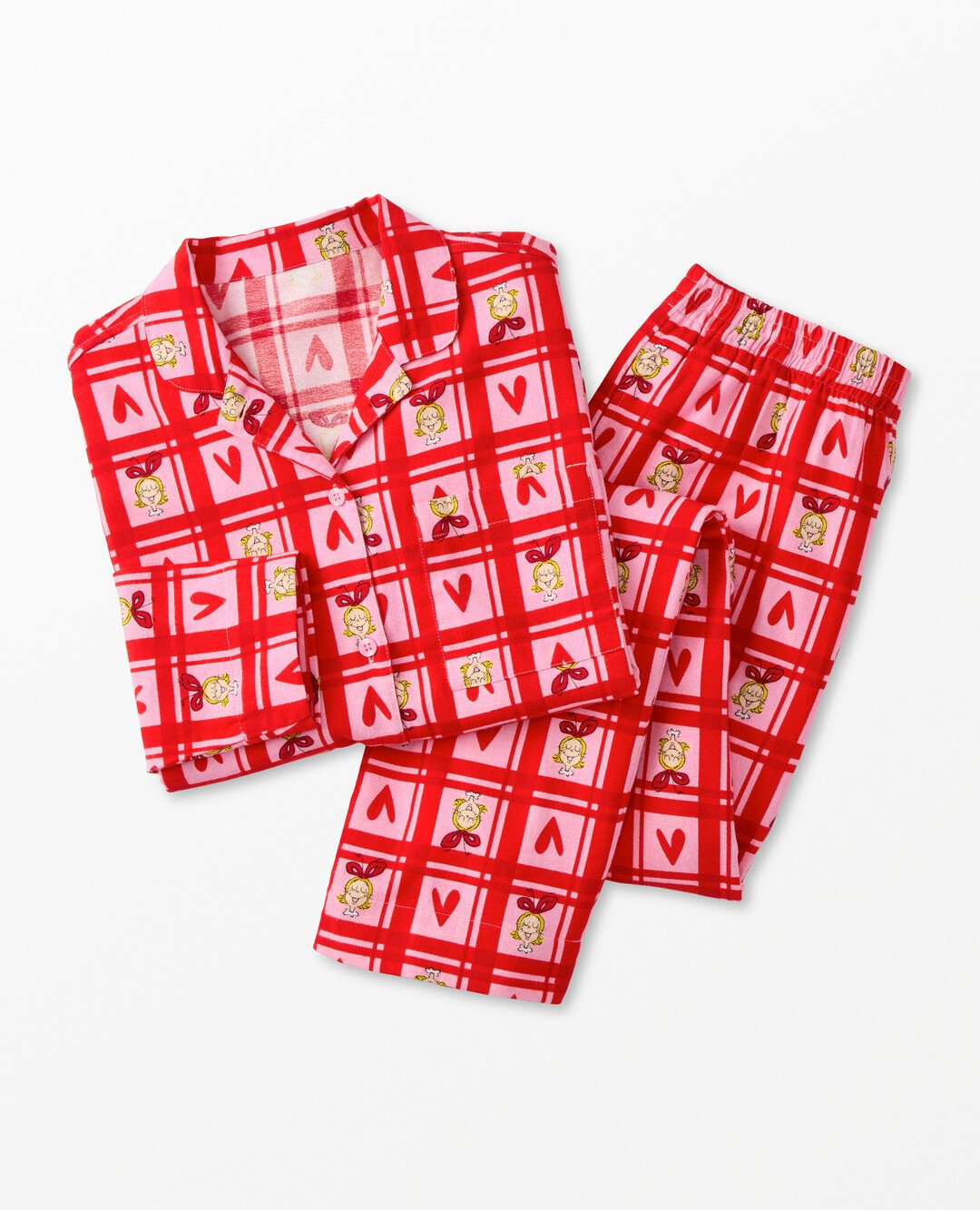 Women's Dr. Seuss Grinch Flannel Pajama Set | Hanna Andersson