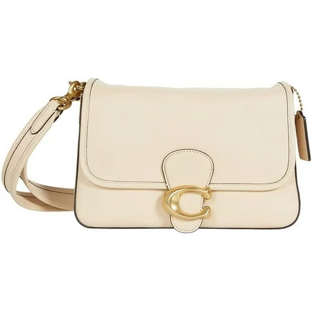 Coach Tabby Leather Shoulder Bag, White | Walmart (US)