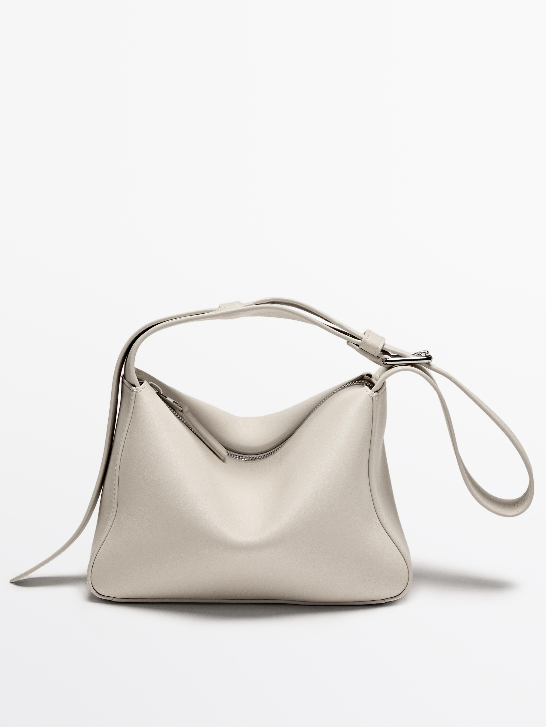 Nappa leather mini bag | Massimo Dutti US