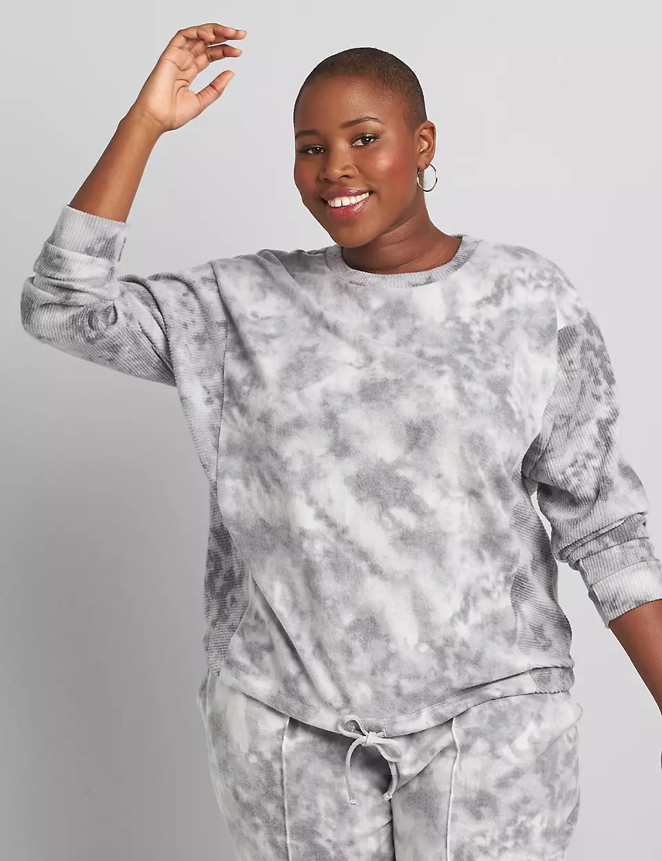 LIVI Tie-Dye Long-Sleeve Tee | Lane Bryant (US)