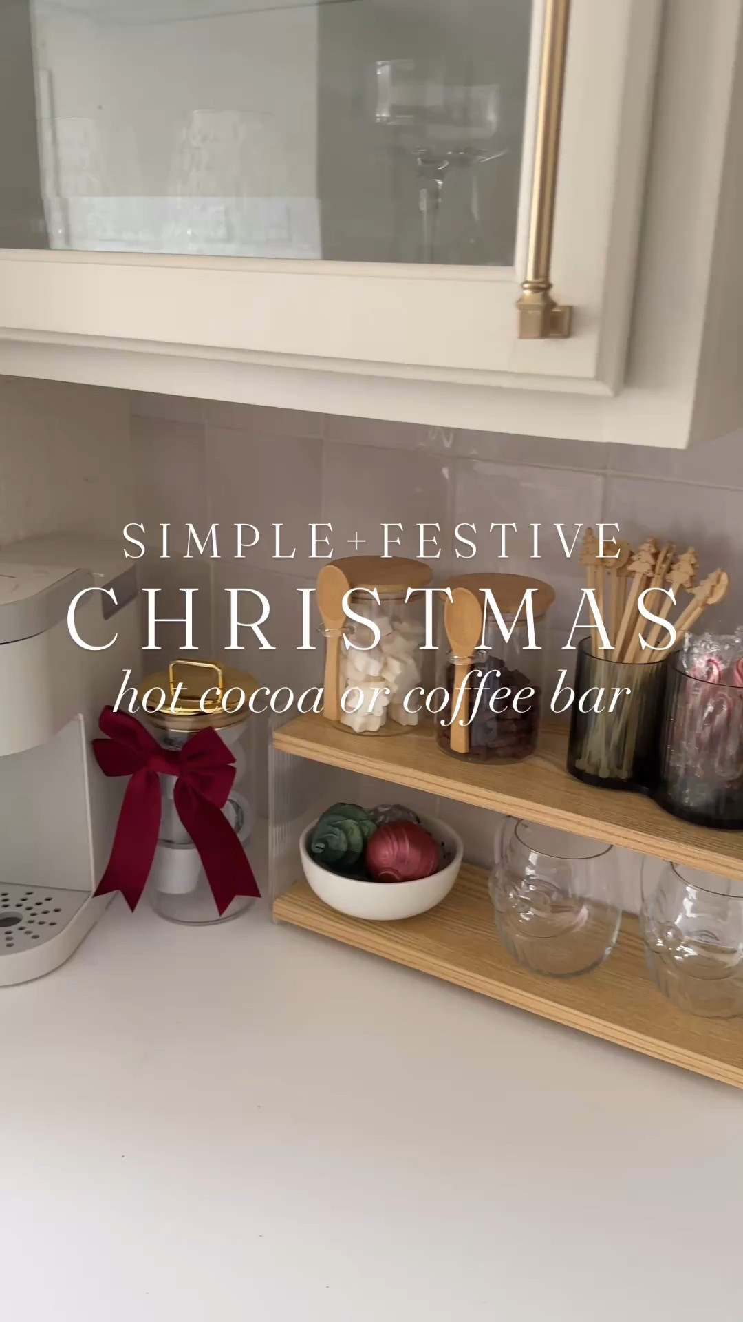 Easy and festive hot cocoa bar or coffee bar that doesn’t take up too much space! My kids LOVE this. 

Hot Cocoa bar, Christmas kitchen, Christmas decor, coffee bar

#LTKHoliday #LTKSaleAlert #LTKHome