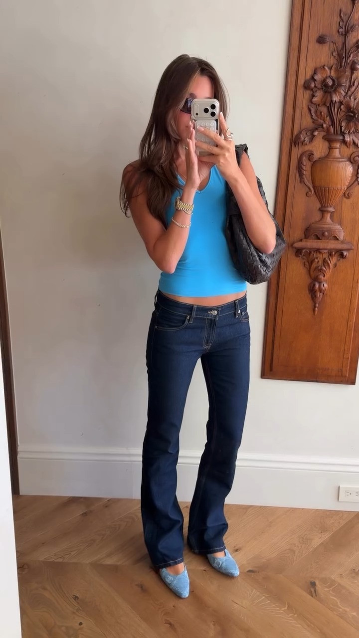 OOTD!! Loving blue lately 

 #LTKootd