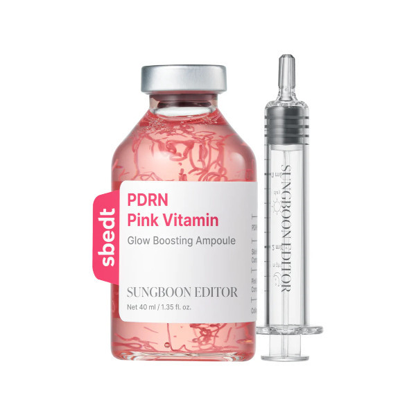 SUNGBOON EDITOR - PDRN Pink Vitamin Glow Boosting Ampoule - 40ml | Stylevana