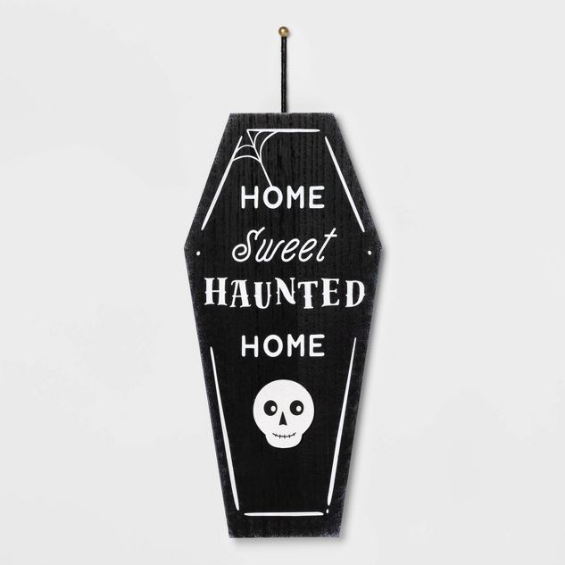 You Put a Spell on Me Coffin Home Sweet Haunted Home Halloween Sign - Hyde & EEK! Boutique™ | Target