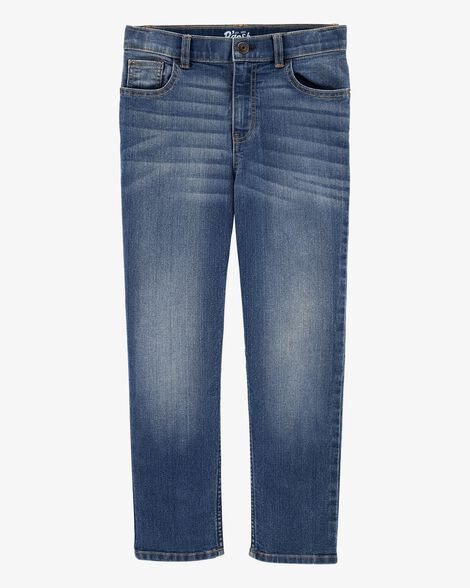 Kid Medium Blue Wash Straight-Leg Jeans | Carter's Inc