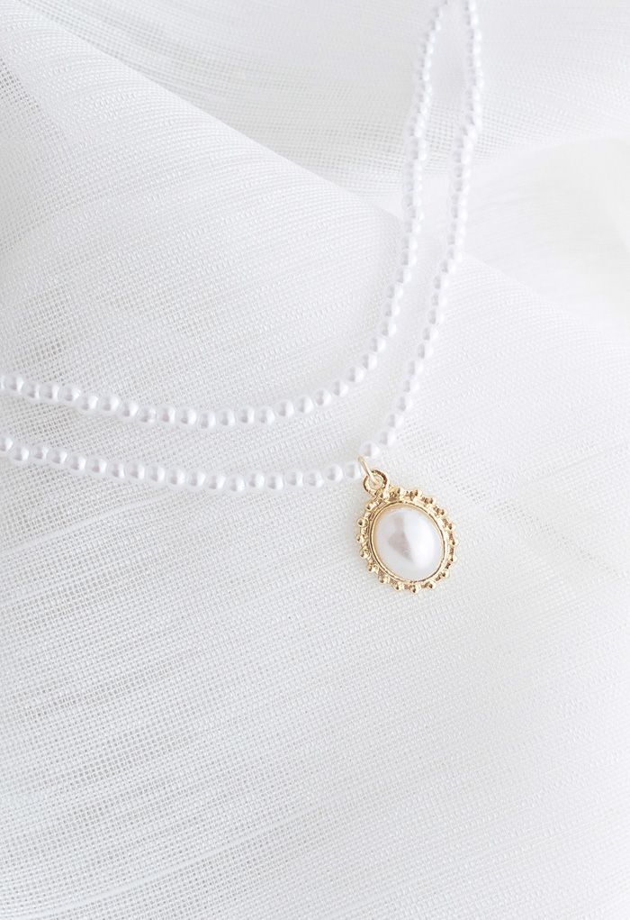 Pearl Pendant Necklace | Chicwish