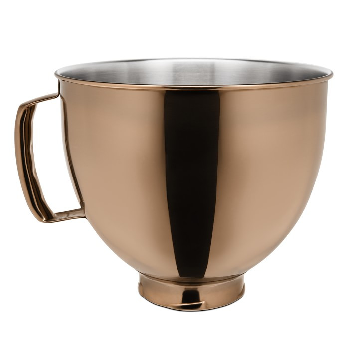 KitchenAid® 5-Qt. Metallic Stainless Steel Bowl, Copper | Williams-Sonoma