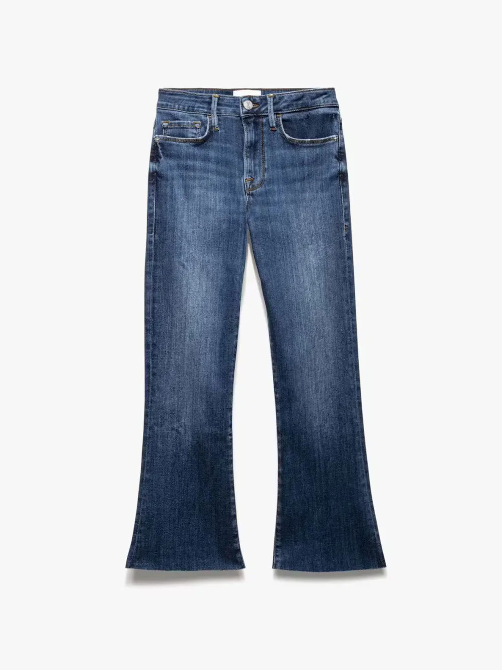 Le Crop Mini Boot  in  Lupine | Frame Denim