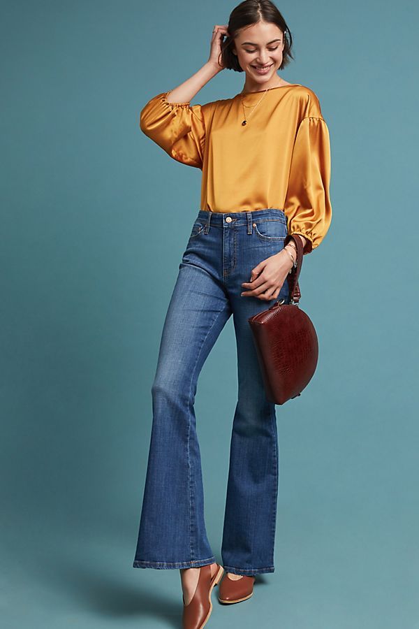 Ella Moss The High-Rise Flare Jeans | Anthropologie (US)