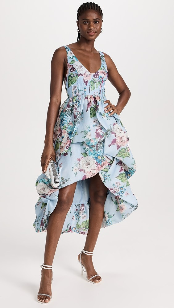 Zimmermann Matchmaker Drape Midi Dress | Shopbop | Shopbop