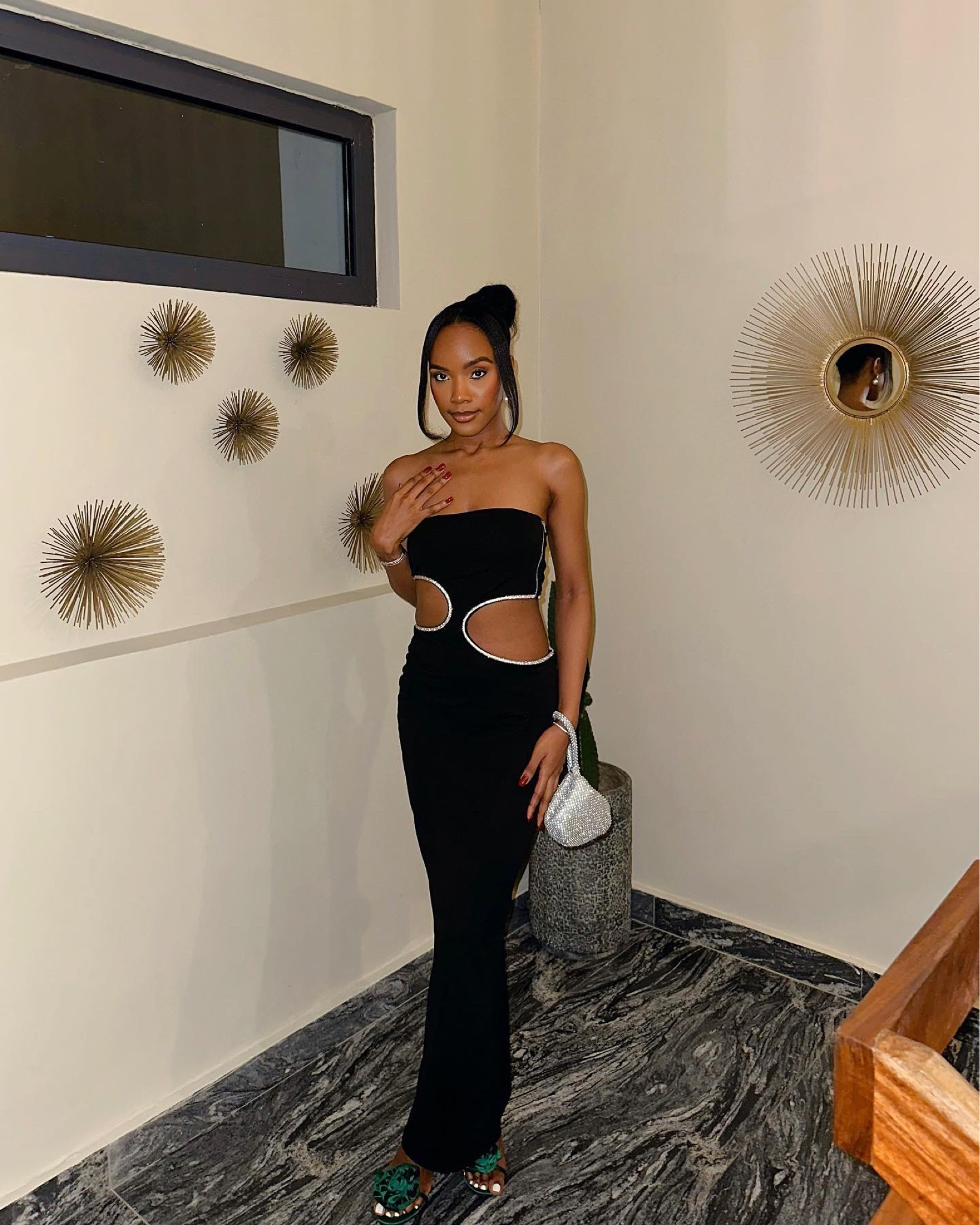 Slay in this maxi length strapless gown with asymmetric cut outs #summerdress #partydress #nightoutoutfit #LTKfit 

#LTKSeasonal #LTKstyletip