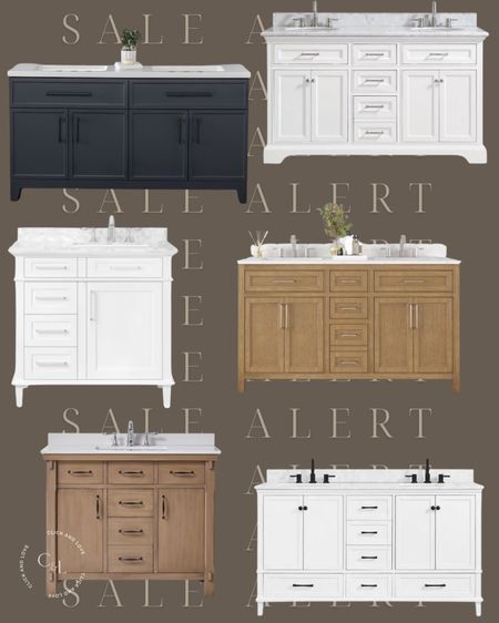 Check out the vanity sale going on now! Pretty styles all on sale now 🖤 

Home Depot, Lowe’s, bathroom, primary bathroom, guest bathroom, powder room, half bath, vanity, modern style, traditional style, bathroom remodel, interiors, interior design, Sale finds, sale, sale alert, 4th of July, July 4th sale, Fourth of July

#LTKSaleAlert #LTKHome #LTKStyleTip