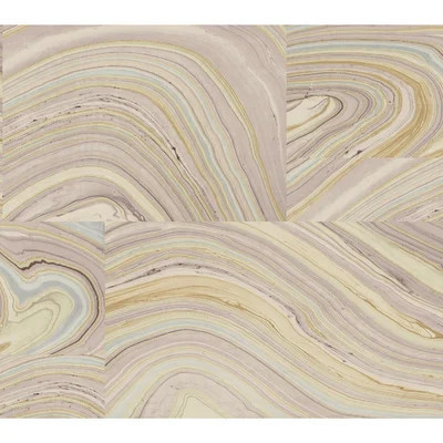 Onyx 20' L x 27" W Smooth Peel and Stick Wallpaper Roll | Wayfair North America